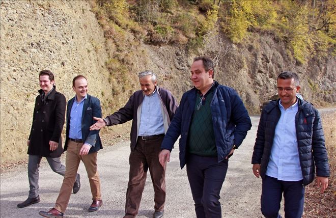 Küçükköy yolu asfaltlanıyor