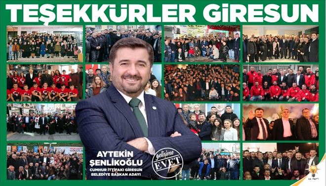 ?TEŞEKKÜRLER GİRESUN?
