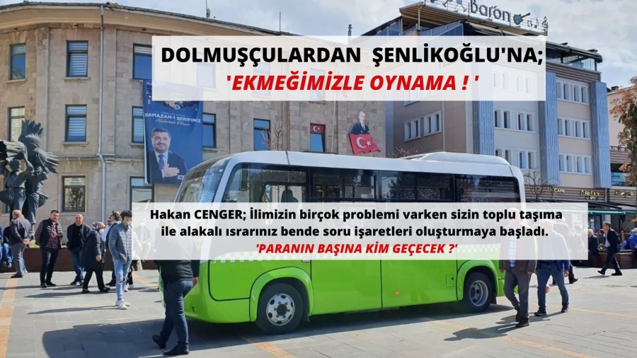 ‘EKMEĞİMİZLE OYNAMA!’